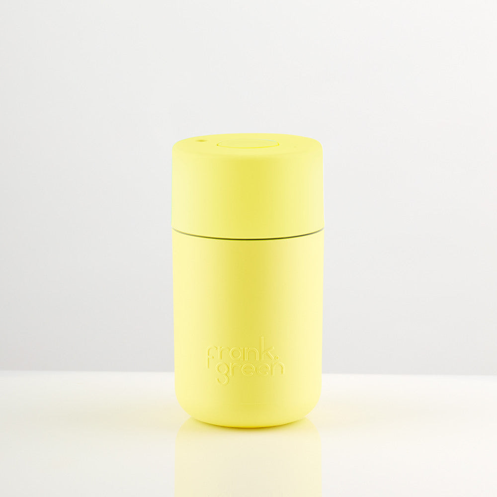 Frank Green Original Reusable Cup Light Yellow Base (Pastel) 340ML